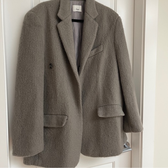 FRANKIE SHOP MABEL BLAZER, 2 boutons manquants OS oversize - Picture 3 of 12